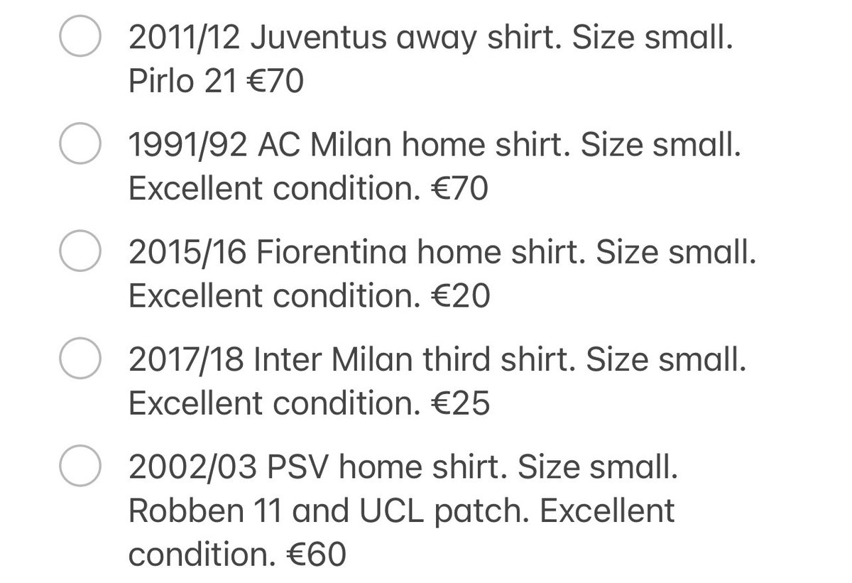 Si’s Football Shirts tweet media