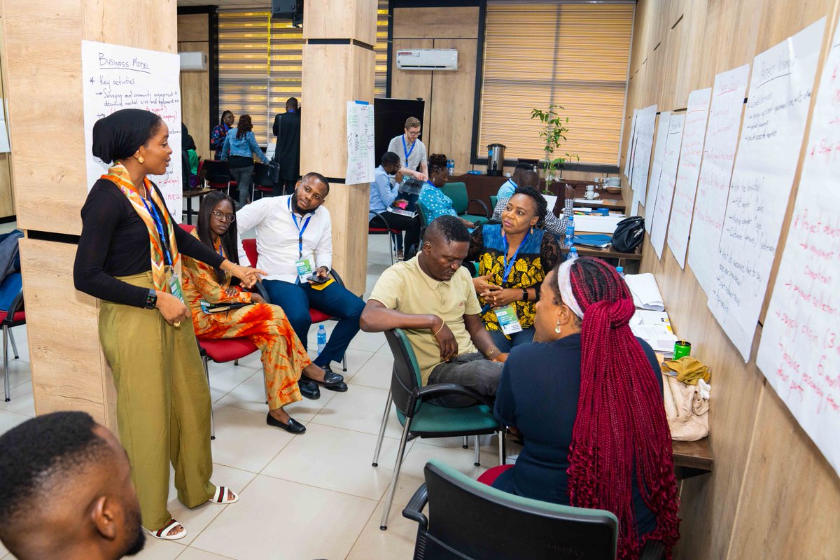 RMIAfrica's tweet photo. At last week’s bootcamp, 75+ Nigerian energy, agriculture &amp; finance innovators supercharged their ambitions for harnessing #RenewableEnergy to boost agricultural productivity.  

Partnerships &amp; plans made 🤝 ✅  

More ➡️ https://t.co/5aCdXhrs6I 
#EnergizingAgricultureProgramme https://t.co/pVTHi61GCk