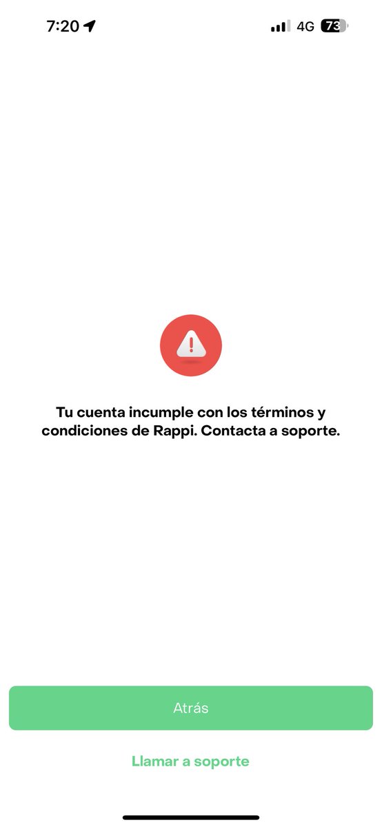 carlitox's tweet photo. @RappiColombia es increíble que este esperando una respuesta desde el sábado 22 de julio para in desbloqueo de cuenta, el serví al cliente es PÉSIMO! Cada vez que escribo dicen que van a escalar el tema! https://t.co/3yGQaSR60m