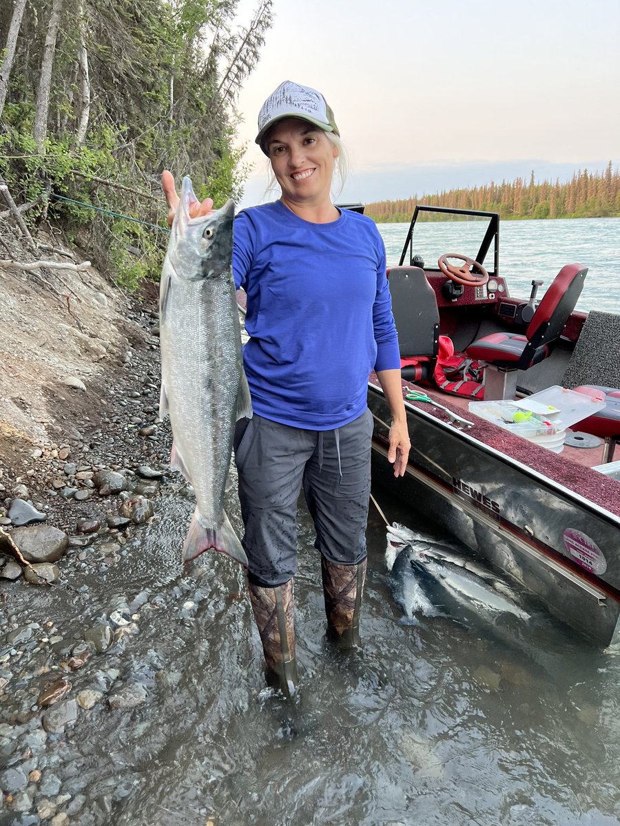 ChadNelson808's tweet photo. The girls @_MadelineNelson &amp; mom are in Alaska for the salmon run. #meatrun 
Boys are home working ~ @MasonNelson84 first action less than a week away! https://t.co/aUav3GlntY