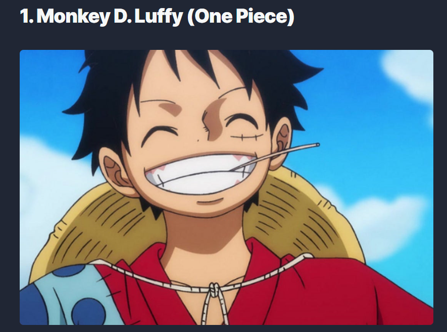 monkey d. luffy in 2023  One piece cartoon, Manga anime one piece, Anime  characters