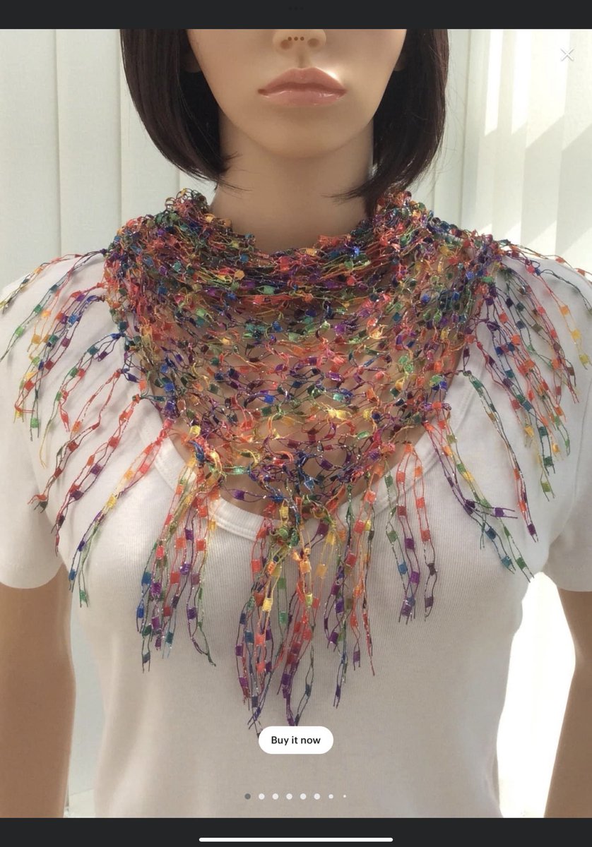 Kelebekstyles1's tweet image. Pleased  to post this…a colourful neck scarf with a shimmer sparkle, that’s  so pretty, you’ll want to wear it whenever you go out! Eye catching, smart, unique, &amp;amp; it’s multicolours would enhance so many other colours, outfits &amp;amp; occasions etsy.com/uk/listing/504… #multicolour