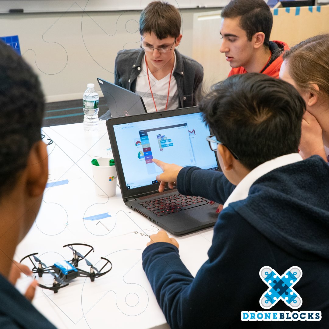 pitscoed's tweet photo. Ready to take your students to the next level? π
DroneBlocks has the curriculum and software you need to teach students programming autonomous #drones using #blockbased OR #syntax coding.
Let's achieve π heights!
https://t.co/H2cuIVQ2Kk https://t.co/mza1i8rnL7