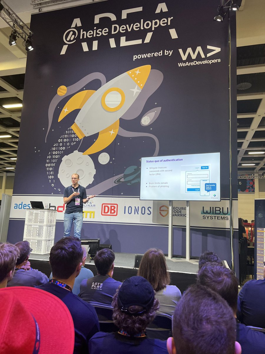 Clemens Hübner (@clemenshuebner) on Twitter photo Looking back at two fabulous days at <a href="/WeAreDevs/">WeAreDevelopers</a> #WorldCongress in Berlin! What a huge event! Proud to share my view on #passwordless authentication there and discuss it with that many people. Great time together with <a href="/techtanja/">Tanja Ulianova👩🏻💻🇺🇦</a> and @theiigorr! #WeAreDevs <a href="/inovexgmbh/">inovex GmbH</a> #Passkeys Looking back at two fabulous days at <a href="/WeAreDevs/">WeAreDevelopers</a> #WorldCongress in Berlin! What a huge event! Proud to share my view on #passwordless authentication there and discuss it with that many people. Great time together with <a href="/techtanja/">Tanja Ulianova👩🏻💻🇺🇦</a> and @theiigorr! #WeAreDevs <a href="/inovexgmbh/">inovex GmbH</a> #Passkeys