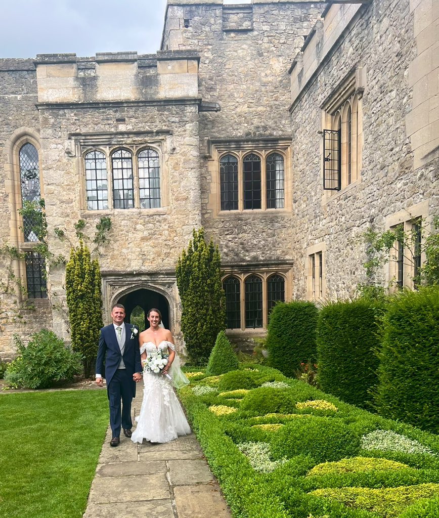 Twilight Friday Wedding Day for the new Mr & Mrs Fox! Congratulations! #AllingtonCastle #FairytaleWeddings #KentCastle