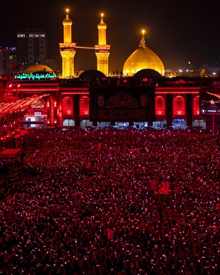 DelightReza's tweet photo. 1400 years ago Imam Hussain (as) was alone in karbala But, Now millions say 'Labbaik Ya Hussain (as)'
#یا_اباعبداللہ_الحسینؑ

#اذان_علی_اکبر
'Subh e Qayamat'
'Salaam Ya Hussain'

#يوم_عاشور
'Ashur e Hussaini' 
'Salaam Ya Hussain'

#شام_غریباں
'Night of Sorrow'
'Salaam Ya Hussain' https://t.co/8kFT3xV7ot