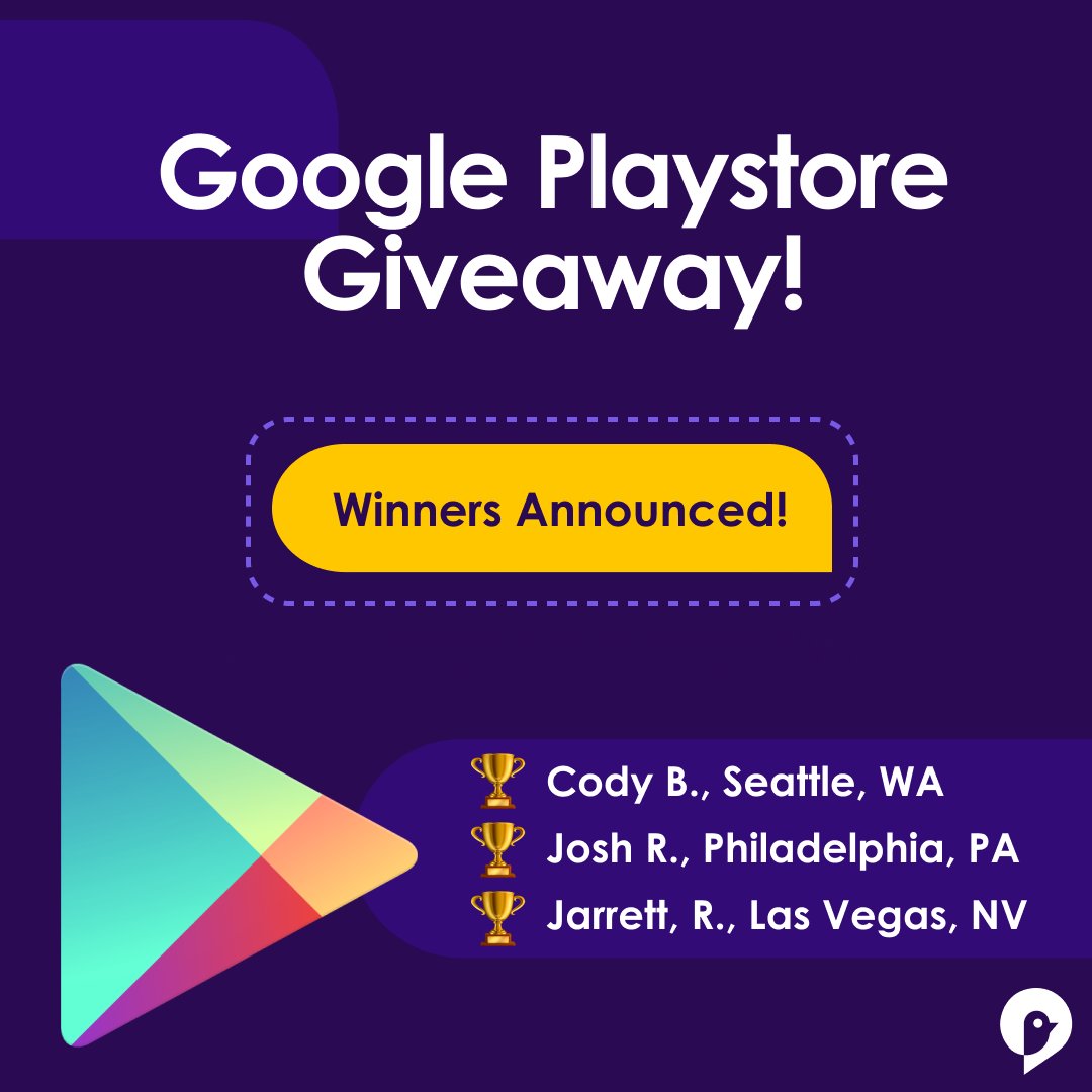 Announcing the Winner of the Google Play Gift Card Giveaway - Notebook