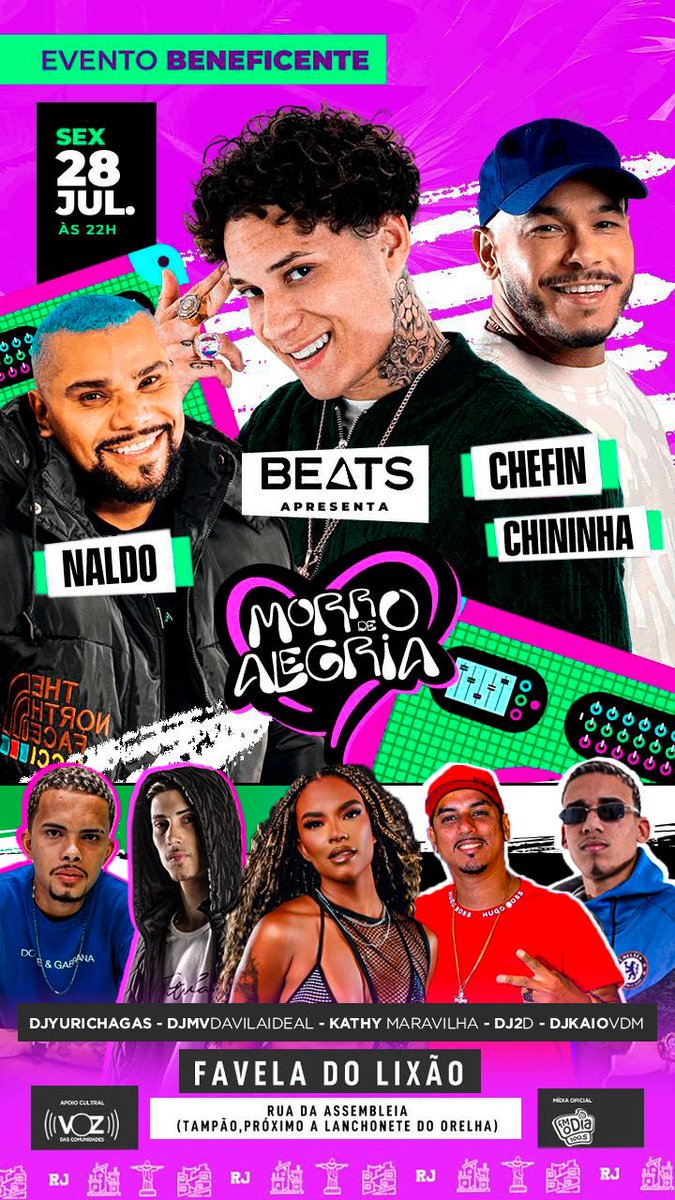 VilaidealLx2's tweet photo. EEE HOJEE TROPA DIA DE PARA CAXIAS !! TUDO PELO LIXÃO EVENTO MORRO DE ALEGRIA ENTRADA TOTALMENTE 0800 🥳🥳

CANTOR NALDO 
CHEFIN 
CHININHA AO VIVO 

2EQUIPE DE SOM 🔈

E OS MELHORES DJS DA BAIXADA QUEBRANDO TUDO https://t.co/a7ohfAWbmc