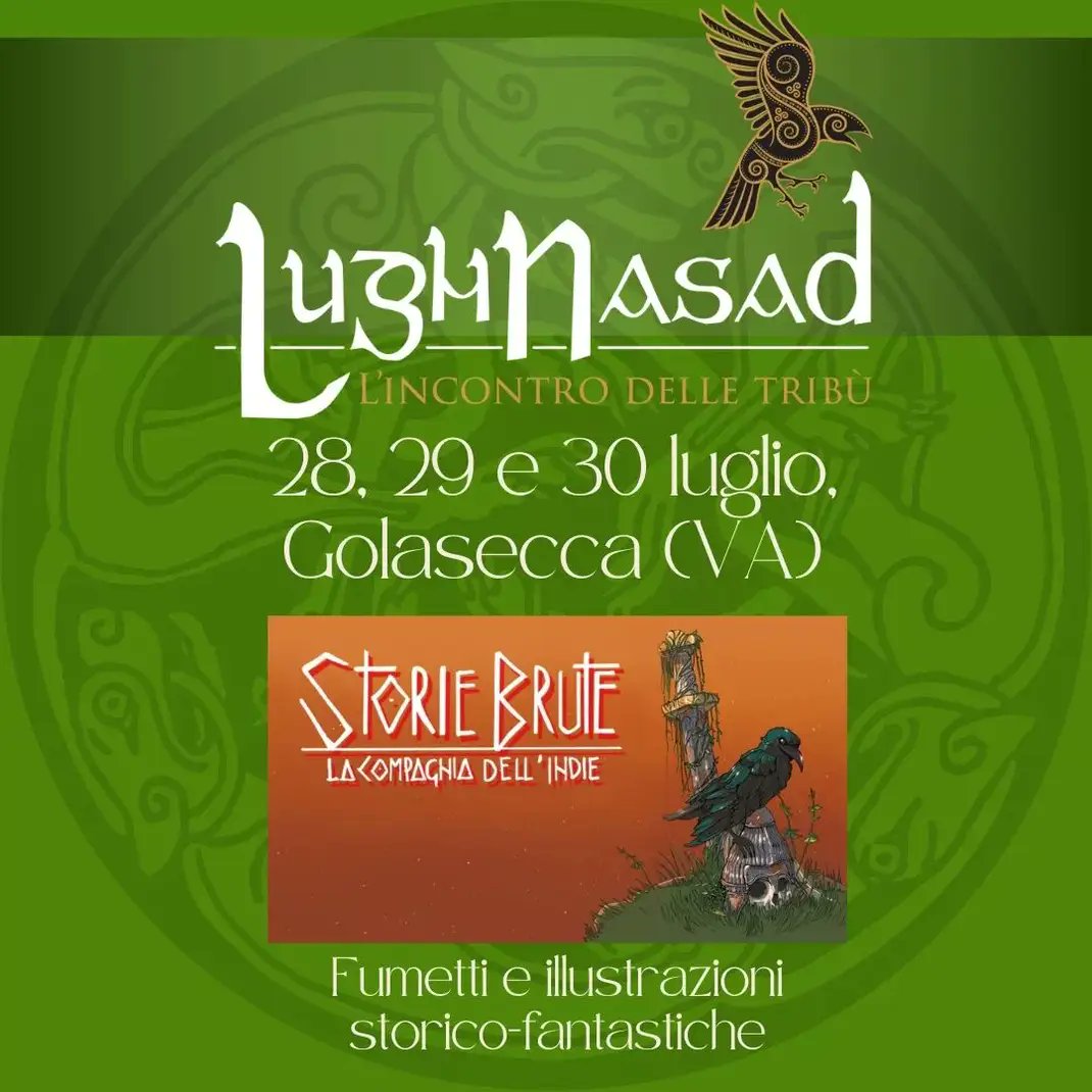 Moon_shade_'s tweet photo. Questo weekend parteciperemo al festival paganfolk di Lughnasad a Golasecca (VA) con tutti i nostri fumetti e illustrazioni!

Storiebrute:
🌙Storia, mitologia, archeologia, folklore
🌟Italia preromana~medioevo https://t.co/UogclqIVRd