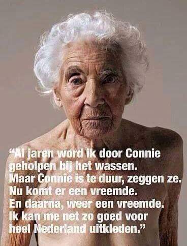 Dat het maar even duidelijk is. Bezuinigingen moeten volgens onze overheid vooral plaatsvinden op de ouderenzorg. Nu al schrijnende voorbeelden, maar volgend jaar moeten de zorgorganisaties nog eens 8% extra bezuinigen.

NL een verzorgingsstaat ?
Niet dus !!!
Je leven lang het