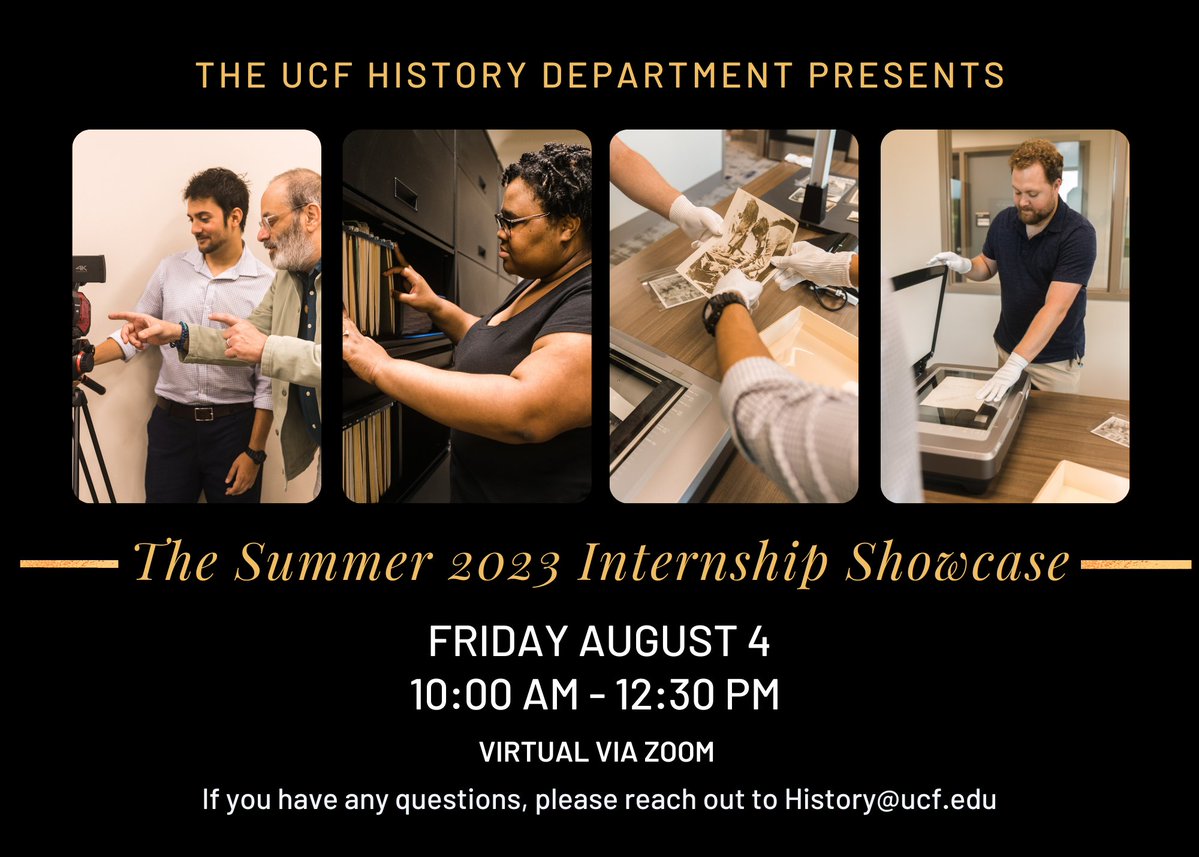 We are one week away from our Summer 2023 Internship Showcase! ☀️ 

Summer interns, be sure to check your email for important details about the event!