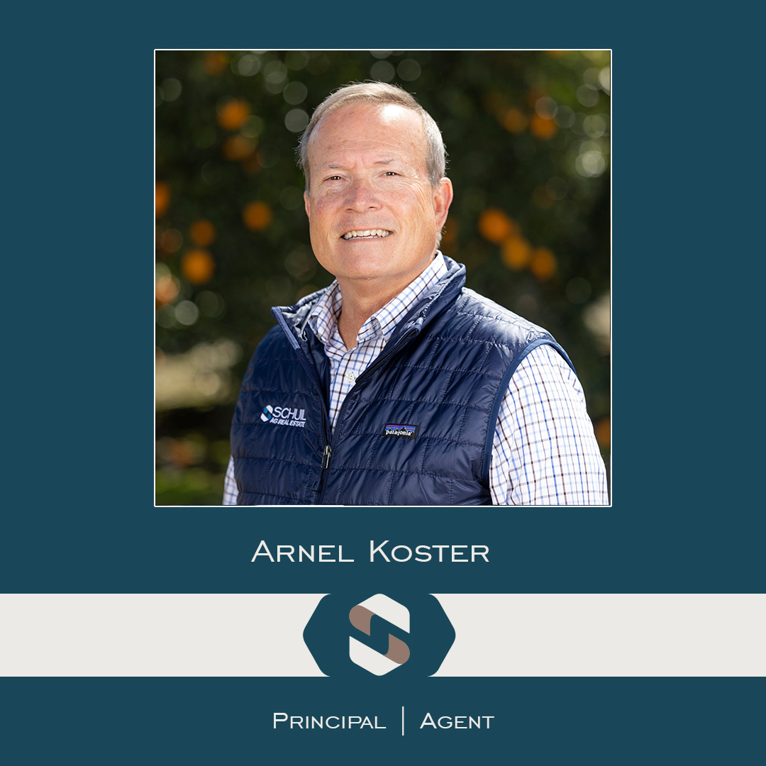 MEET THE AGENTS! •ARNEL KOSTER• schuil.com/agent/arnel-ko…
CalDRE#00886351

#SchuilAgRealEstate #AgricultureLeaders #AgRealEstate #CaliforniaAgriculture #LandForSale #MyJobDependsOnAg #FarmRealEstate #FarmLand #FarmsForSale #CAFarmsForSale #AgriBusiness

CalBRE: 00845607