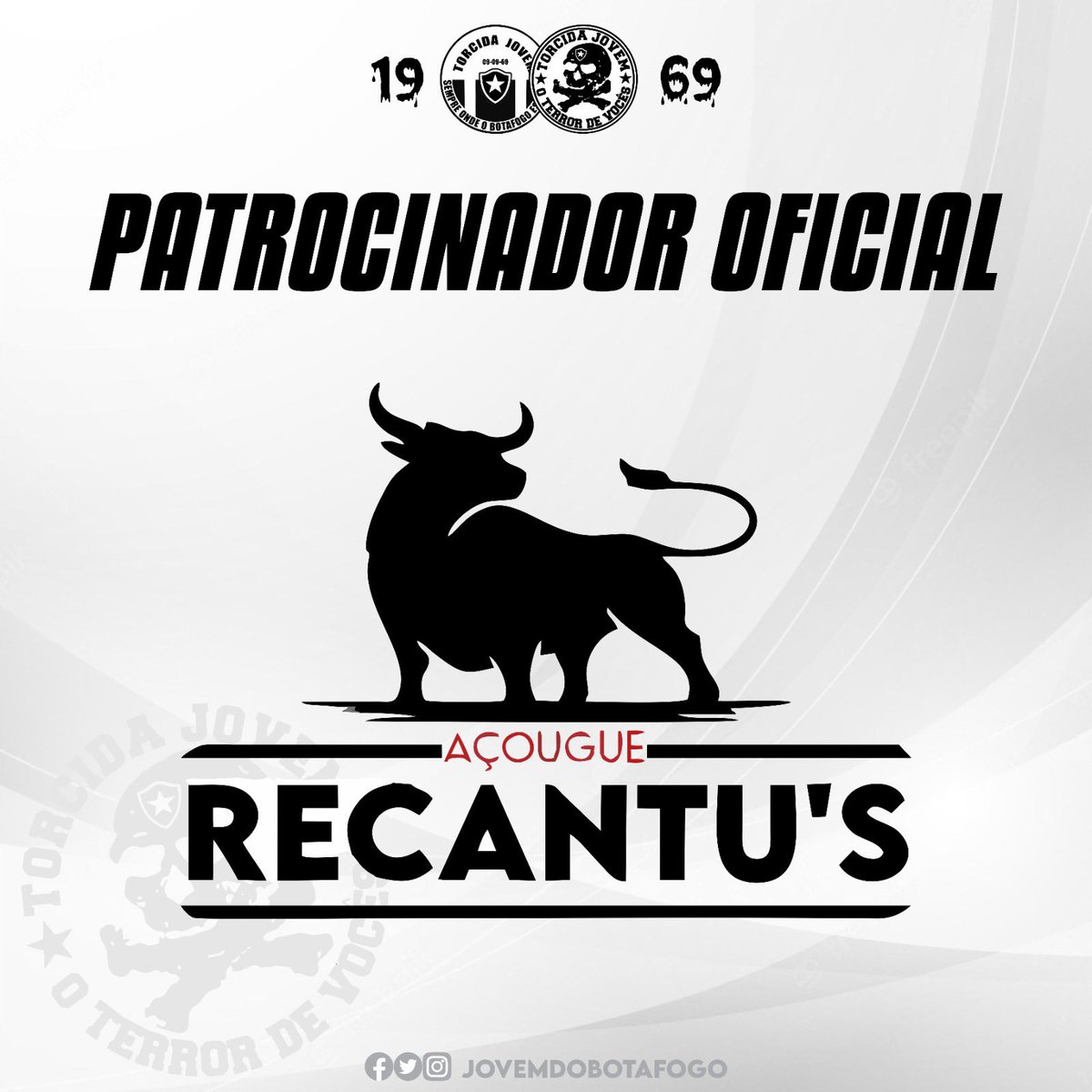 JovemdoBotafogo's tweet photo. TORCIDA JOVEM DO BOTAFOGO 🤝🏻 AÇOUGUE RECANTU’S

Informamos a todos que fechamos uma parceria com o Açougue Recantu’s. 

🥩 O Açougue Recantus conta com os melhores KIT CHURRASCO &amp; DIA A DIA e as melhores carnes da Zona Norte do RJ.

➡️ Sigam: @AçougueRecantus https://t.co/riNURJDy85