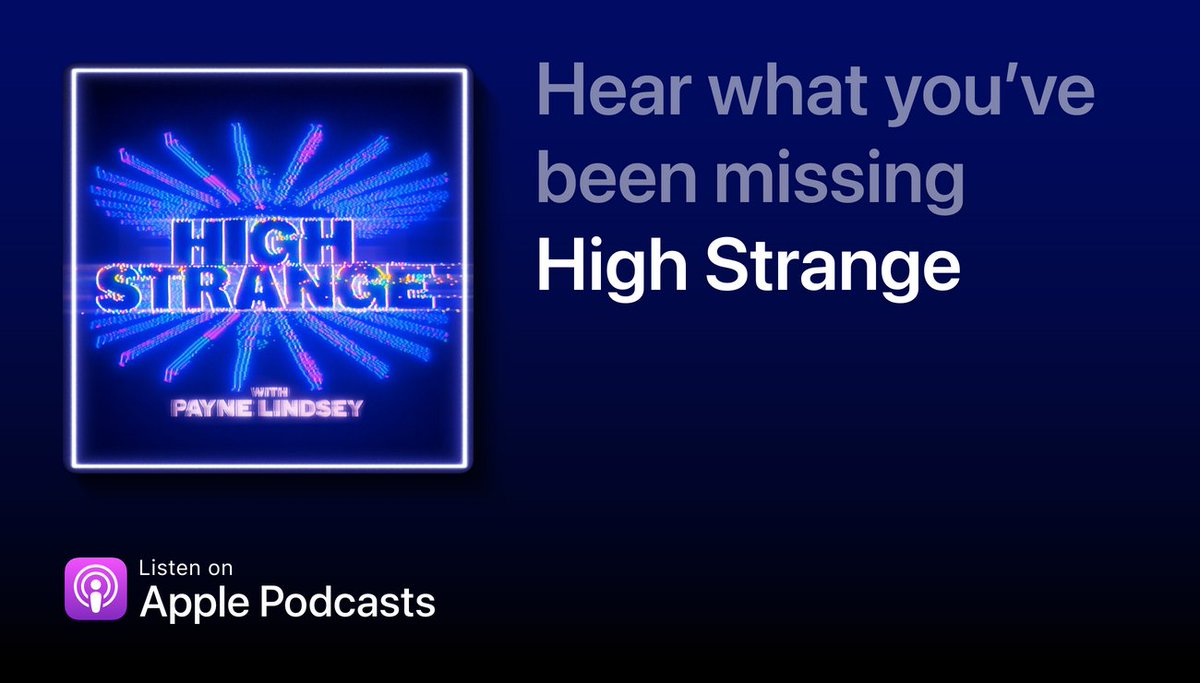 TenderfootTV's tweet photo. It’s time for you to believe. 🛸 Hear what you’ve been missing about the strange happenings way up high. Binge High Strange now on @ApplePodcasts. #HighStrange #TenderfootTV #UFO #podcast https://t.co/bCDJ3ynu3J