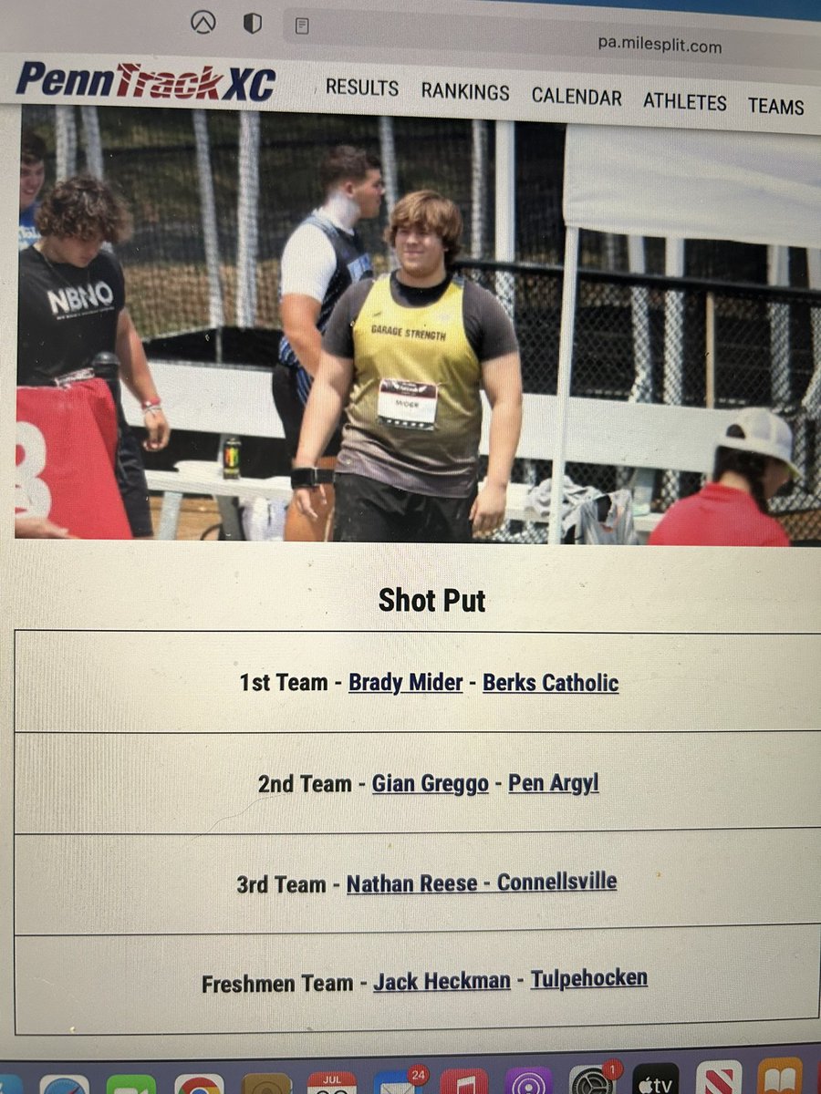 Congratulations @MiderBrady 1st team All State @MikeDragoSports @WeAreBC55 @SpotlightBerks @BCSaintsSports @svsports @JuliePCohen @RE_sports @nationalthrows @GarageStrength @MauriceLea53 @sara_xfit @BerksCatholic