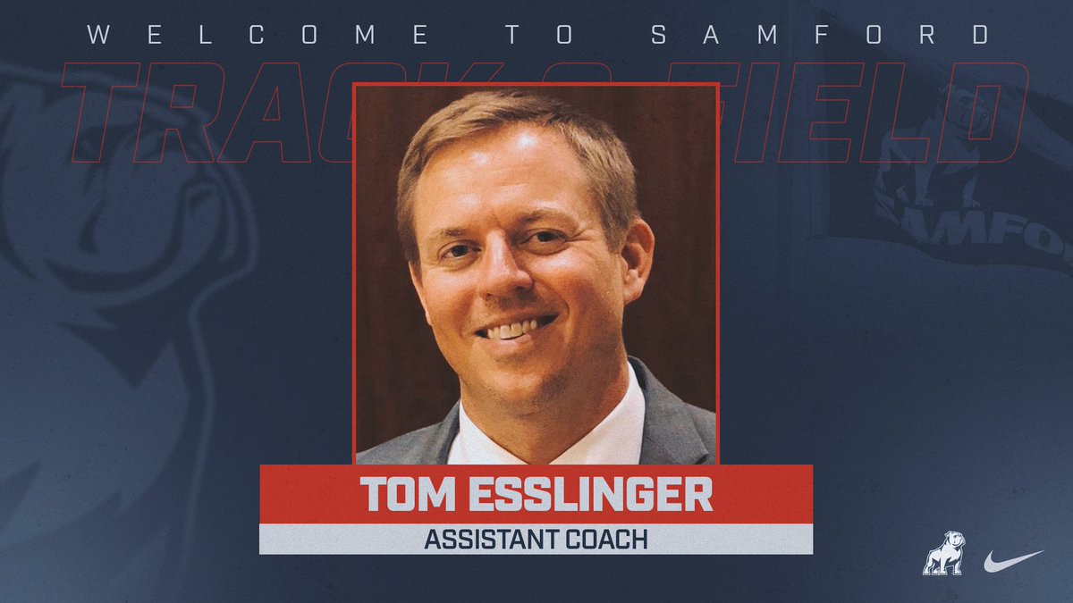 SamfordXC_TF's tweet photo. 🚨 𝙉𝙀𝙒 𝙃𝙄𝙍𝙀 🚨 

Welcome, @TomEsslinger1 to the Samford Family!  

📰https://t.co/RMOGNUKiT7

#AllForSAMford https://t.co/8Iigr3yMG2