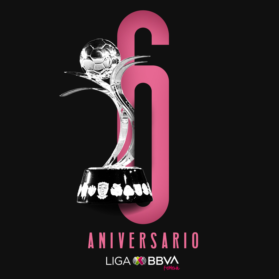 Hoy, 6️⃣ años de historias, de récords, de g⚽les, de títulos, de lágrimas y sonrisas... 𝕊𝕖𝕚𝕤 𝕒ñ𝕠𝕤 de abrir camino a los sueños de todas y todos dentro y fuera de la cancha. 💜

Seis años de nuestra amada #𝙇𝙞𝙜𝙖𝙈𝙓𝙁𝙚𝙢𝙚𝙣𝙞𝙡. ✨

#VamosPorEllas👊🏼