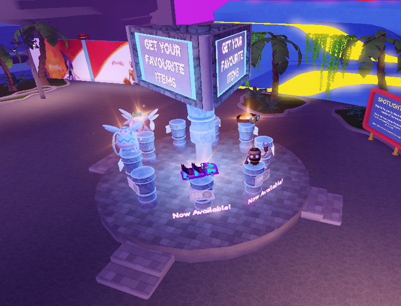 PlayBeyondland's tweet photo. Hey #Roblox fam! Did you miss out on our last #FreeUCG event, "The Great Goody Grab"?

ALL FOUR of those #UGC items are now BACK, and available purchase in #Beyondland!🚂🤖🎒👓

Purchase your favorite items, to show your support of our future development and expansion! https://t.co/pS136ONlLZ