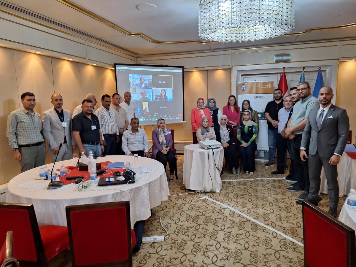 We had a productive and exciting training in #İraq on the validation of #WaPOR data by #IHE_Delft @WaterAccounting @BICJ with the amazing support of @FAOIraq @Ismailmfadhil_ and participation from the Ministries of Water Resources, agriculture, environment and planning