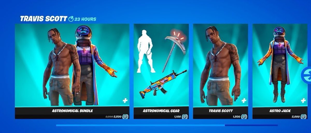 _salvatretzzo's tweet photo. Si hoy regresa Travis a la tienda de Fortnite, voy a sortear 5 skins entre todos los que den like❤️ y retweet🔄 a este tweet https://t.co/PoiIdGH8dV