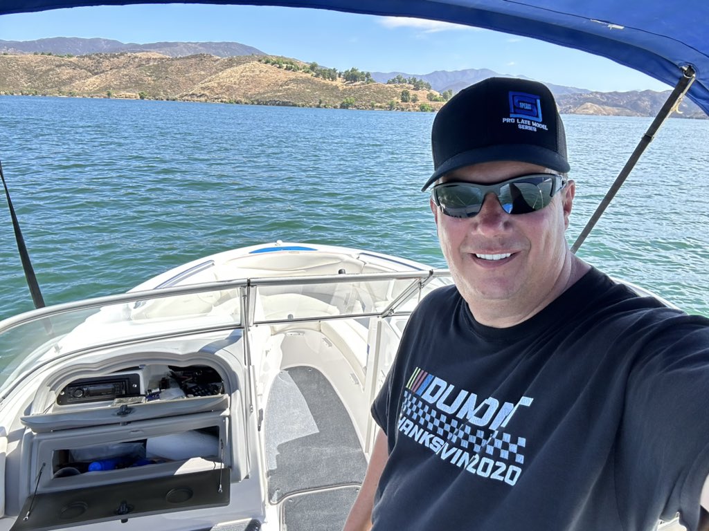 LM45Spotter's tweet image. A great day for a boat ride.  

#LifeAwayFromTheTrack