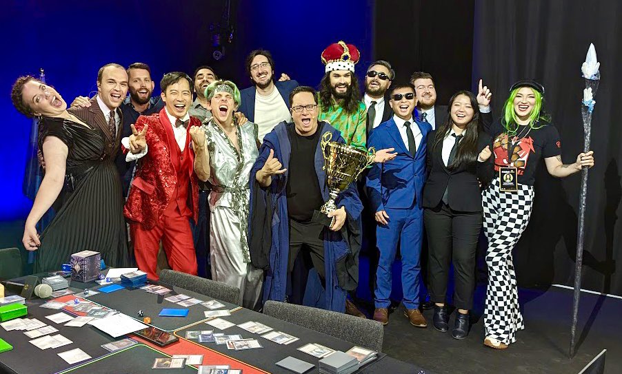 Huge thanks to everyone who came out to see GAME KNIGHTS LIVE today at #MCBarcelona!

It was an absolutely insane game and we hope y’all had as much fun watching as we did putting on the show.

Next up: the World Championship match at #MCLasVegas on 09/22: mcvegas.mtgfestivals.com