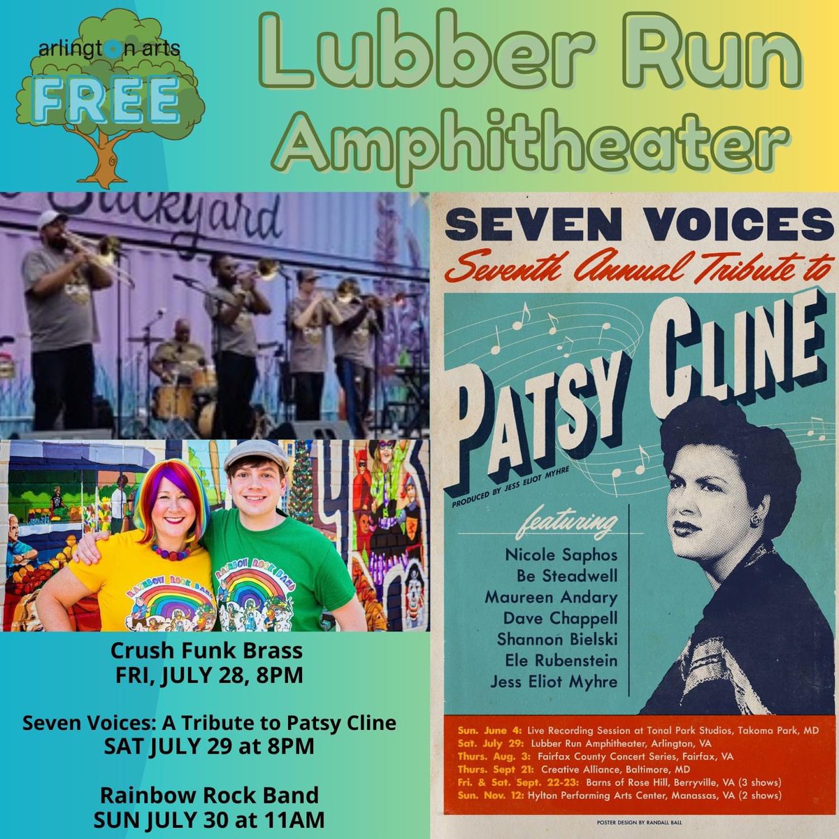 CrushFunk's tweet photo. Tonight, July 28th!
8pm
#keepthepartygoing #whenthesungoesdown #DC #brassband #NOLA #Trending
#crushfunk #lubberrun @ArlingtonVA @AlexandriaVA @LubberRun @CrushFunk @DMVevents_org @washingtondc @AlexandriaVAGov @TheDCArts @DCist #share #giveback #music #free https://t.co/HkRguYE5Ya