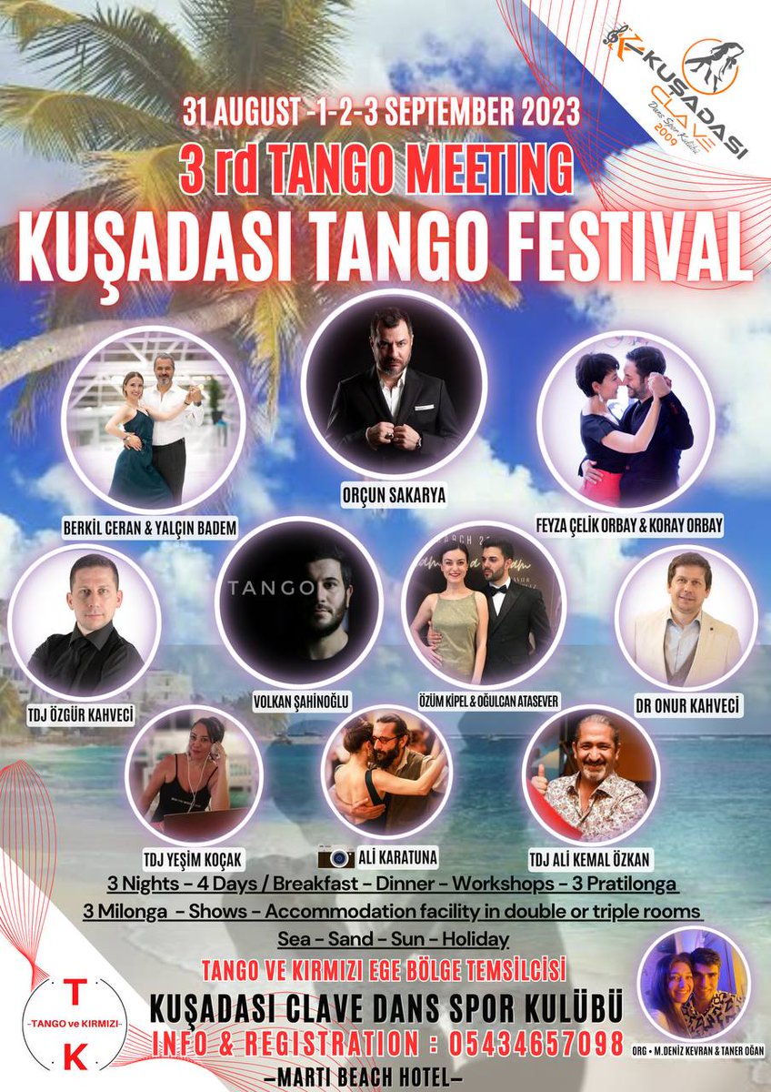 orcunsakarya's tweet photo. Kuşadası Tango Festivali için hazır mıyız? 😎 https://t.co/yXQxAgReiN