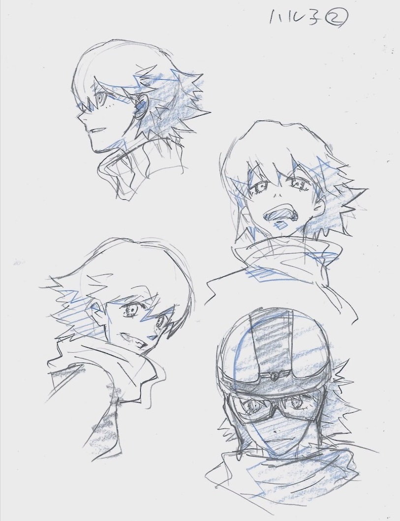 Yoshiyuki Sadamoto menciona que al ser un proyecto exclusivo de I.G, no fue solicitado para trabajar en la serie mas allá del diseño de personajes, pero debido a su edad solo pudo hacerlo para pocos personajes (Borradores de 6 personajes)