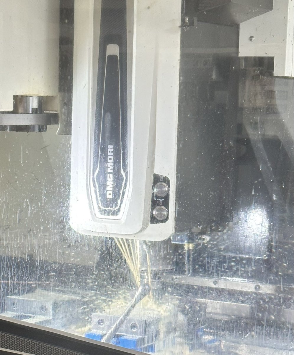 paulwood79's tweet photo. One of our machinists is leaving today after 33 years. I don’t think he’d want me to share a pic of him but instead here’s a pic of our shop in action. As someone whose currency has mostly been numbers and equations, I’m in awe of what our machine shop can do. #CustomEngineered https://t.co/2LriiwihmC