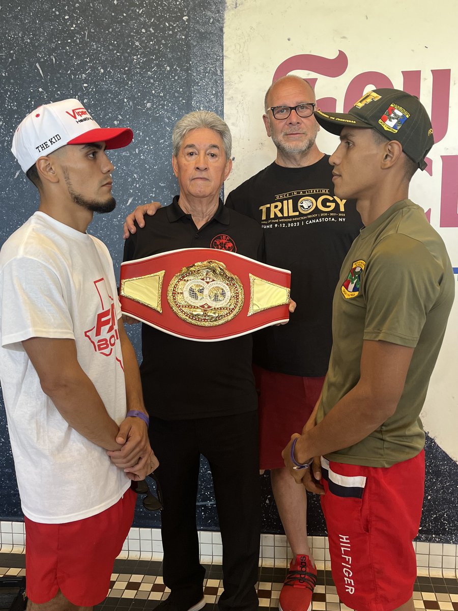 Edward Vazquez and Brayan De Gracia vie for the vacant <a href="/IBFUSBAboxing/">IBF</a> Inter-Continental featherweight championship tomorrow night from Riders Field in Frisco, TX <a href="/RidersBaseball/">Frisco RoughRiders</a>. Live fights plus #SpenceCrawford on the jumbotron. <a href="/DiBellaEnt/">DiBella Ent.</a> #boxing Tix: shorturl.at/jKNO7