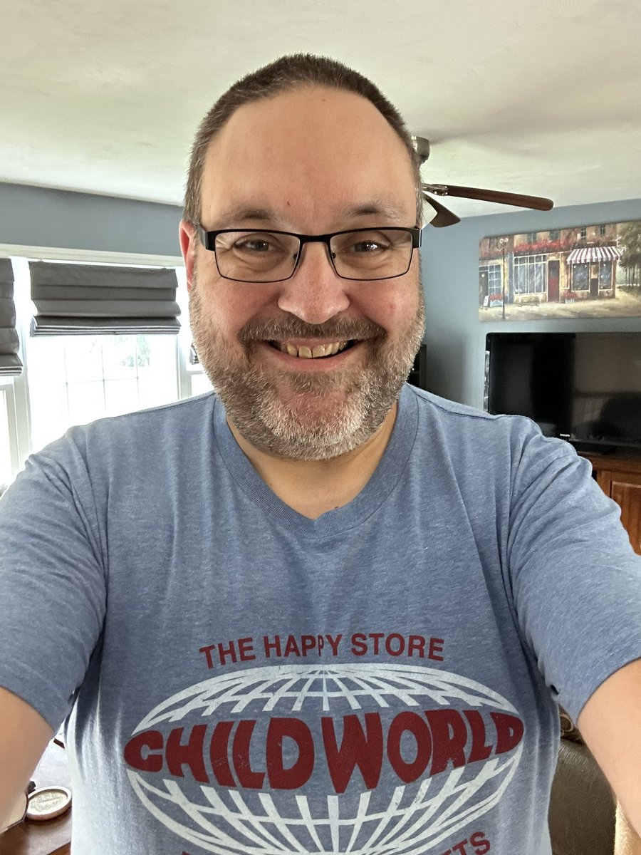 BowsKnows71's tweet photo. Got a “Child World” retro t-shirt from @localvyntage . It was the northeast’s answer to Toys R Us before they came around. I still have dreams at age 52 of going there and buying mego superheroes, #shogunwarriors and #micronauts
#megotoys #childworld https://t.co/F30r6LMwiS
