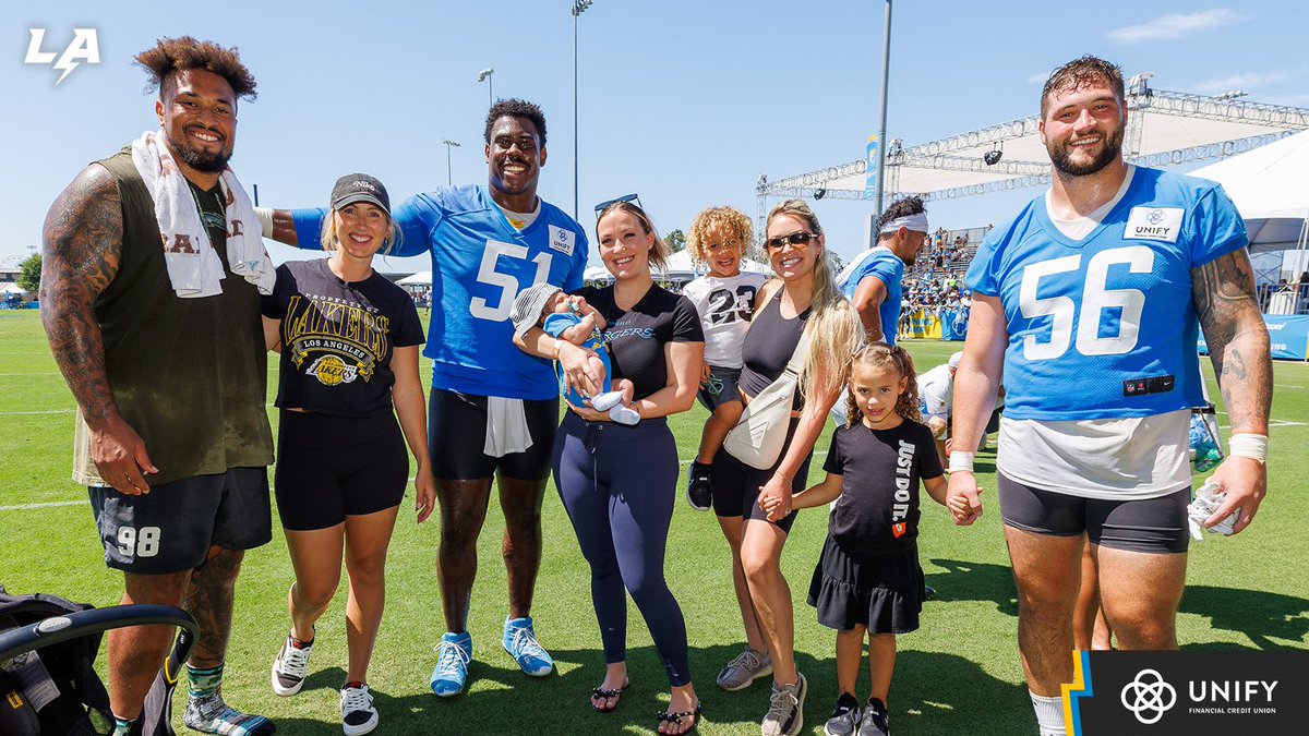 chargers's tweet photo. gang's all here 💙 https://t.co/xo6eR9i9Iw
