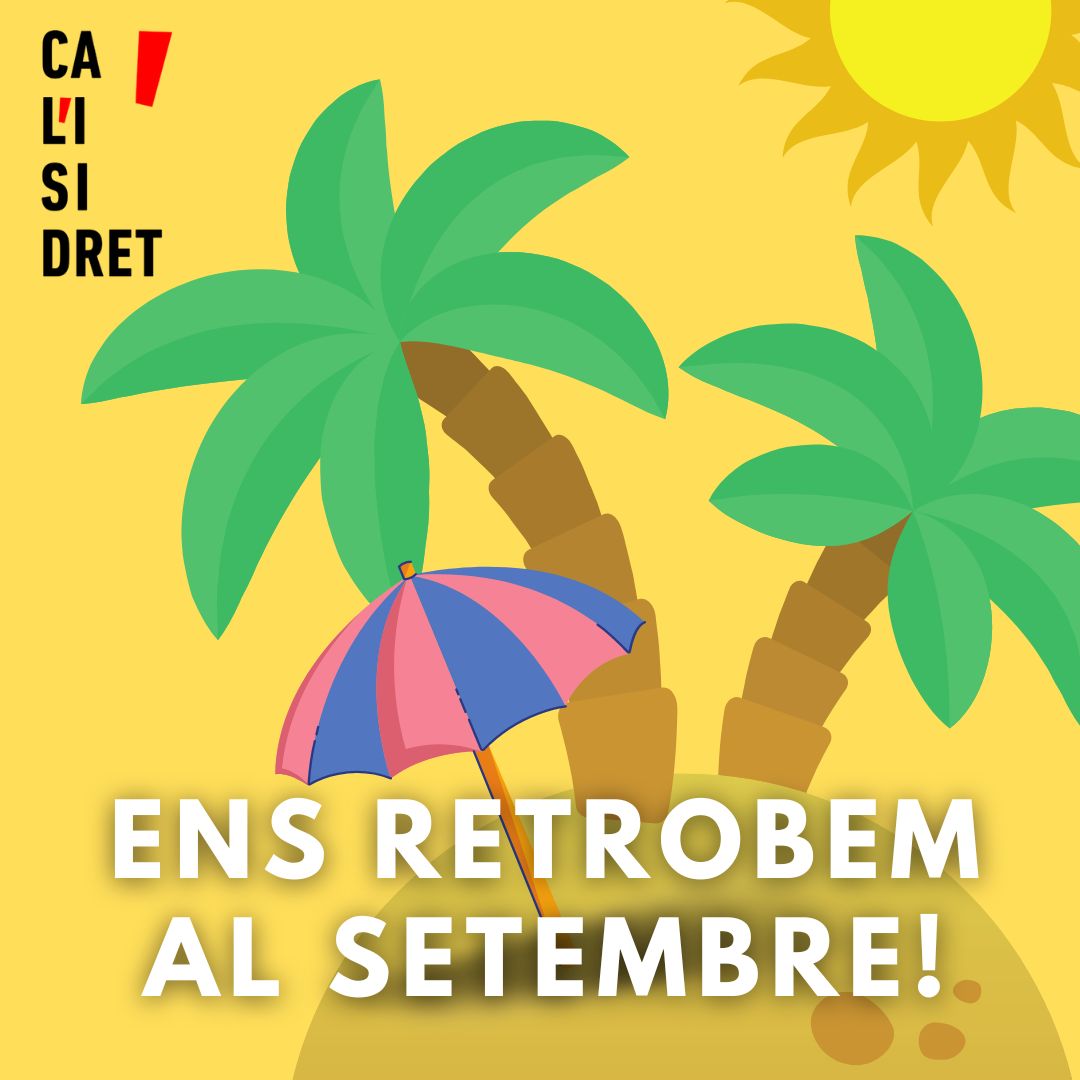 Ens retrobem al setembre!

Tanquem del 29 de juliol al 3 de setembre (ambdós inclosos)

Esperem que gaudiu de l'Agost!