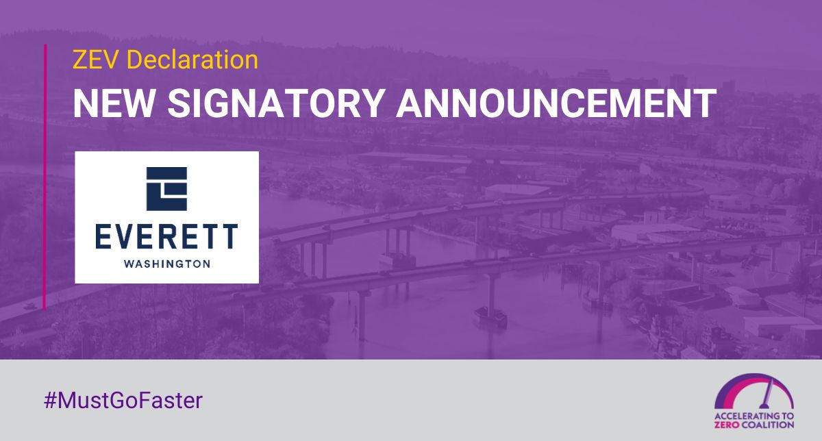 MayorCassie's tweet photo. I have signed the #ZEVDeclaration, committing @EverettCity to continue taking swift action to reduce #greenhouseemissions. Our pledge to move toward a #zeroemissions future will allow us to preserve the vitality, livability and prosperity of our city.
https://t.co/r8IMSwGqcY https://t.co/rjBm8Non3r