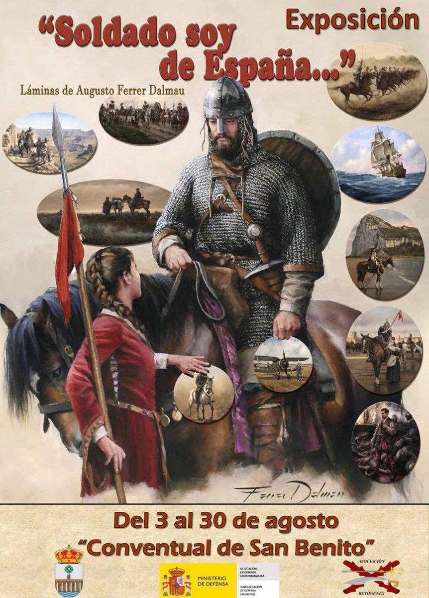 La exposición "Soldado soy de España" llega a Alcántara,  Cáceres.