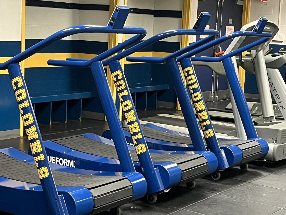 WilkesColonels's tweet photo. Thanks to @WilkesSG the Strength and Fitness Center in the Marts Center has been equipped with three brand new TrueForm Runner treadmills for our student-athletes and campus community to train on! #EarnYourRank https://t.co/4NzddoITKa