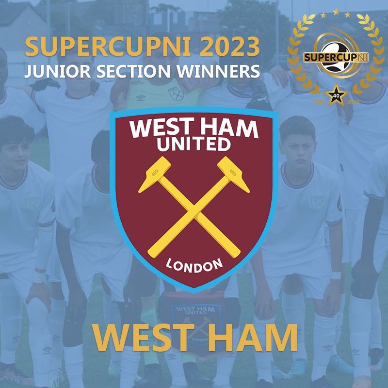 Your 2023 Junior winners <a href="/WestHam/">West Ham United</a> 

#SCNI #Hammers