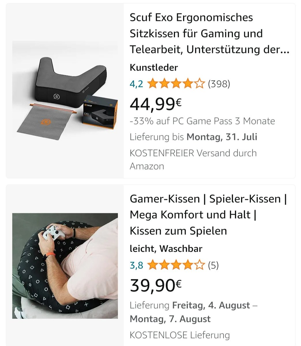 Nun bin ich in einem Lebensabschnitt angekommen in dem nun das hier ein Thema ist 😪
(dein Rücken wird es dir danken)