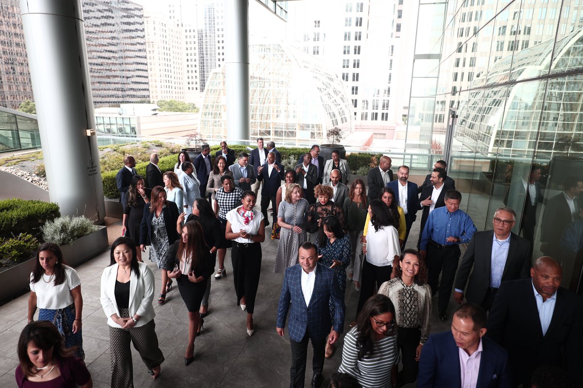 Thrilled that @BofAPrivateBank executives came together to establish priorities for multi-cultural communities and more. Thank you, Tiffany Eubanks-Saunders for leading the new annual event! #DEI