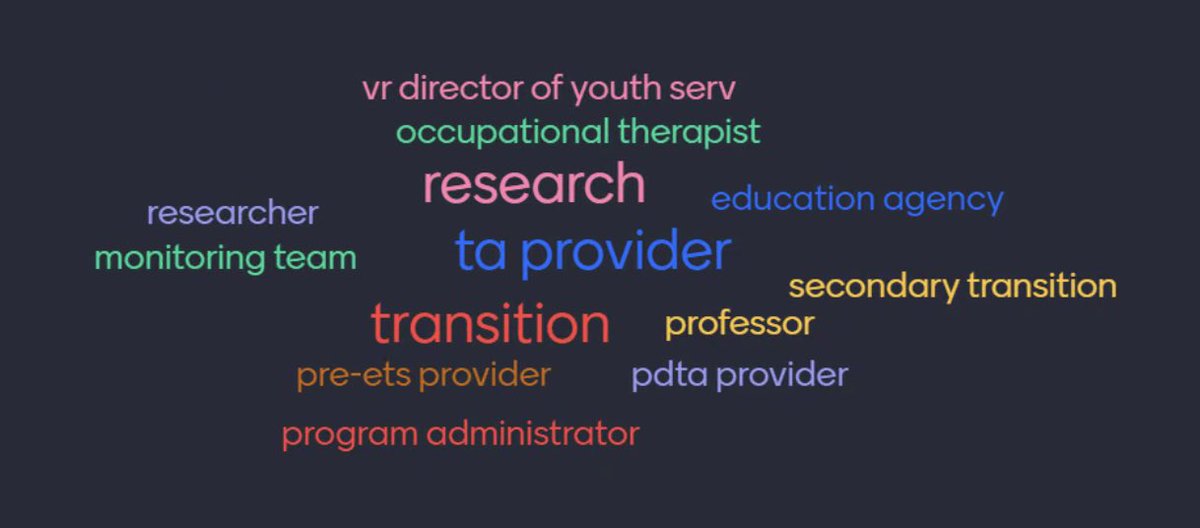 theresaOTD's tweet image. Proud to be representing #occupationaltherapy at the NTACT:C Community of Practice for Students with Complex Support needs. There is a role for OT in postsecondary transition and it is important for us to be included in these conversations. #transition #postsecondarytransition