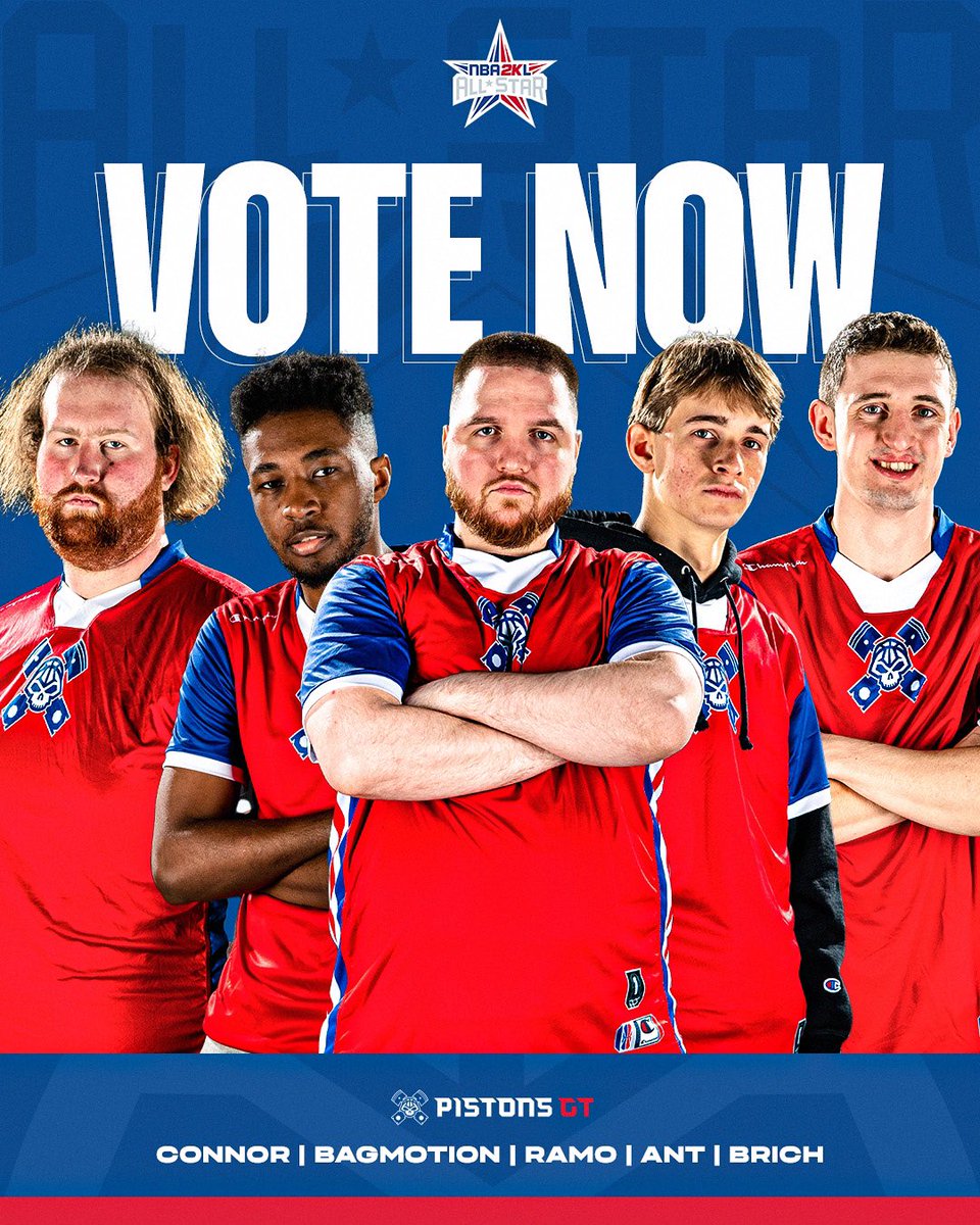 PistonsGT's tweet photo. Don’t forget to vote for the good guys! 

🔗: https://t.co/5qyAy3auHG https://t.co/4rS1L7WBB9