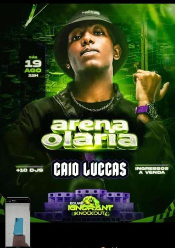 Dia 19/08 e Coro com Coça no #Arenaolaria 😜🏟