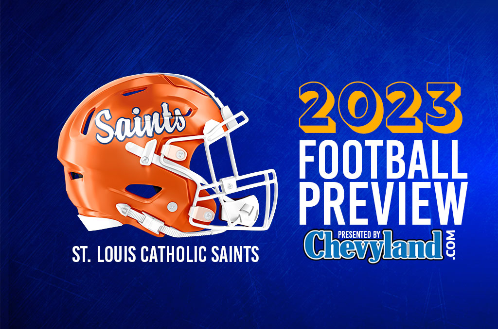 GeauxPrepsLA's tweet photo. 🏈2023 @OnlyChevyland High School Football Preview🚨

St. Louis Catholic Saints (@SLCHSFB)
Head coach: Brock Matherne (@coachbrock923)

📰 https://t.co/WSb5PcR8H8 https://t.co/PqkOgjWLMm