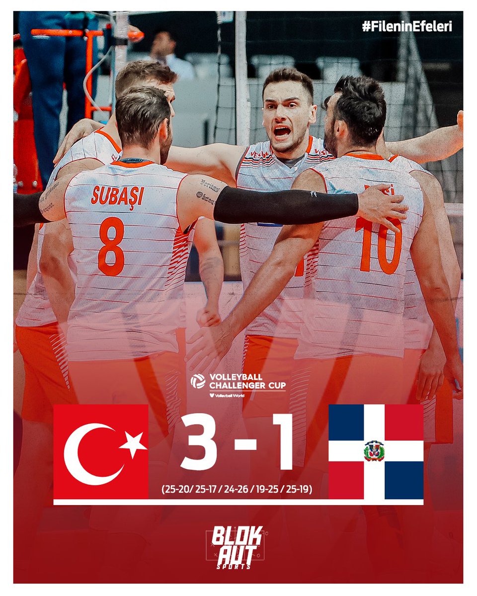 🇹🇷 FIVB CHALLENGER KUPASI'NDA YARI FİNALDEYİZ!

💪Filenin Efeleri, yarın 16.00'da Ukrayna ile karşılaşacak.

#FileninEfeleri