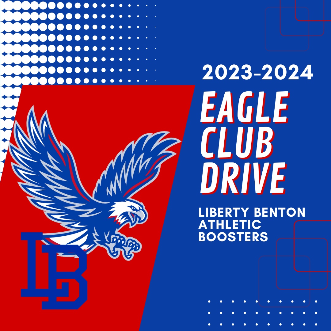 ⚽ The Liberty-Benton Athletic Boosters are once again doing their Eagle Club. To learn more visit ➡️ tinyurl.com/29cs6mpv. Thank you in advance for your continued support! #WeAreLB