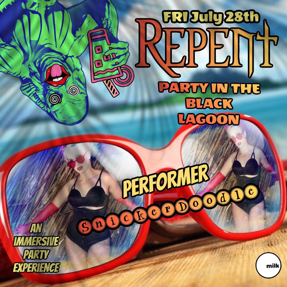 Thinking about going out tonight? Come catch me shaking my ass in the goth room at Milk!