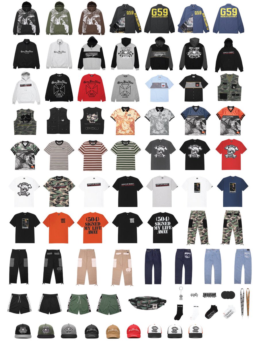 G59 SPRING SUMMER COLLECTION AVAILABLE NOW @ G59RECORDSMERCHANDISE.COM
ALL YIN YANG ORDERS *CASSETTES EXCLUDED* HAVE BEEN SHIPPED