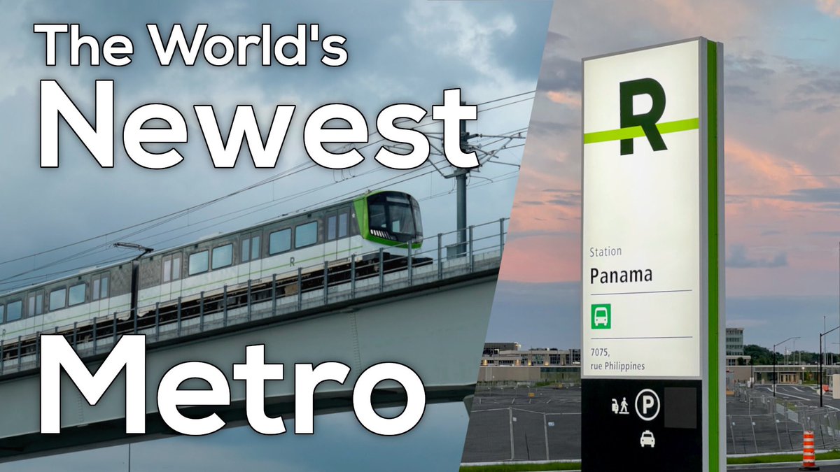 RM_Transit's tweet image. After what feels like decades covering the project, the Montreal REM is finally open; it's fast, frequent, modern, and now we've finally gotten the chance to get onboard - so come along!

youtu.be/g9O6RzsXIqQ