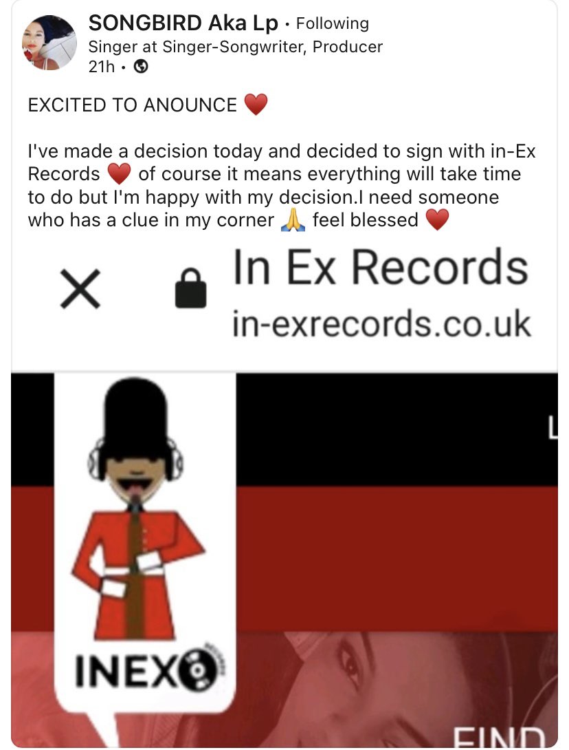 In-Ex Records tweet media